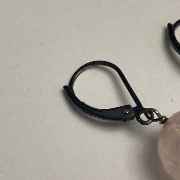 Pale Light Pink Bauble and Rhinestone Earrings - Picture 2 of 15